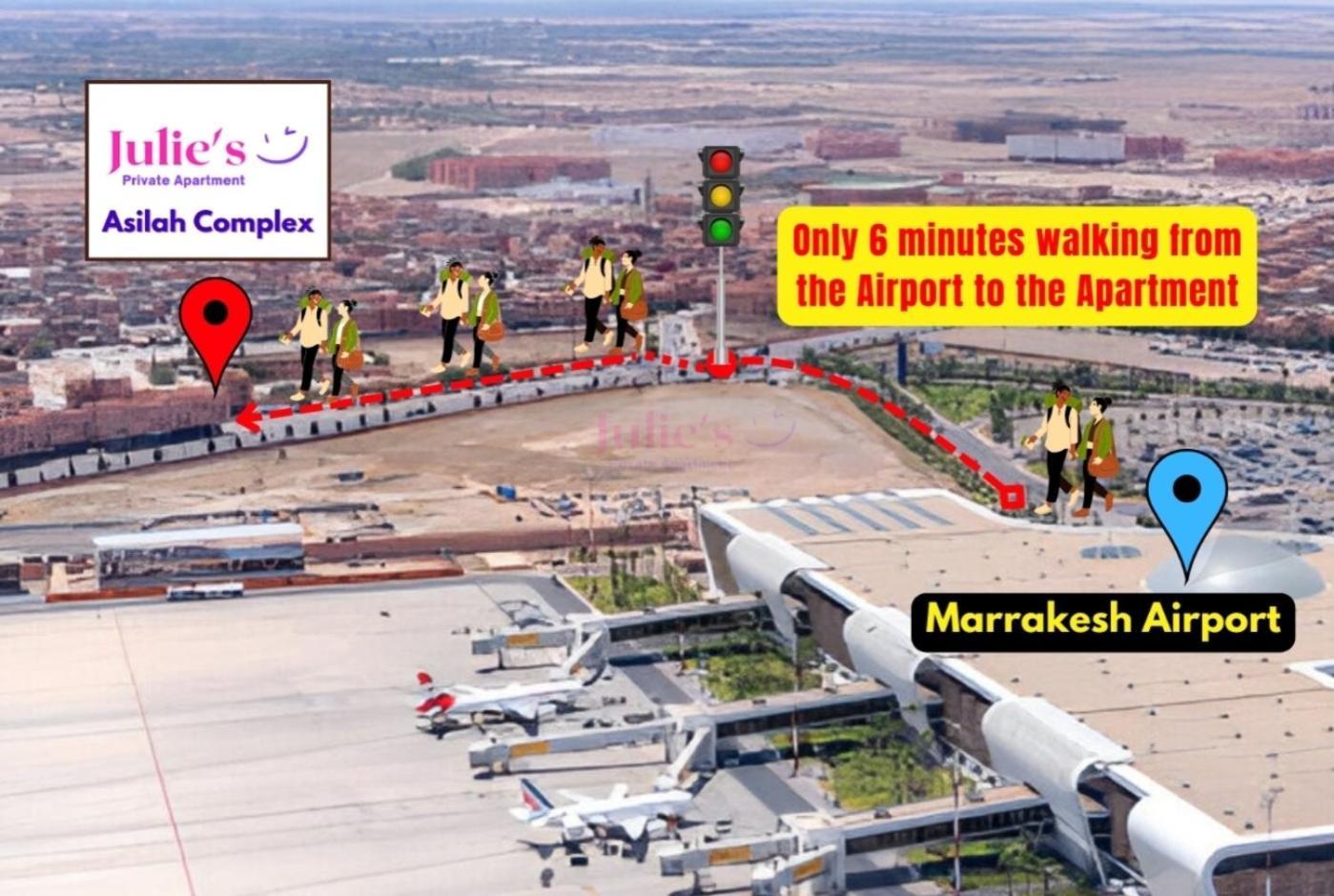 Julie Airport Marrakech Apartments Marrakesh Ngoại thất bức ảnh